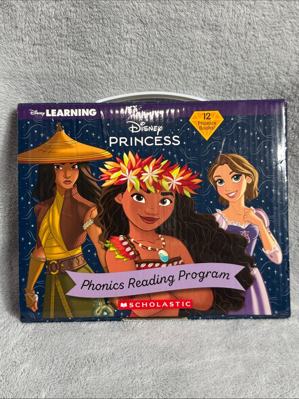 Scholastic Disney Learning Princess Phonics Reading Program (12 Phonics Books)